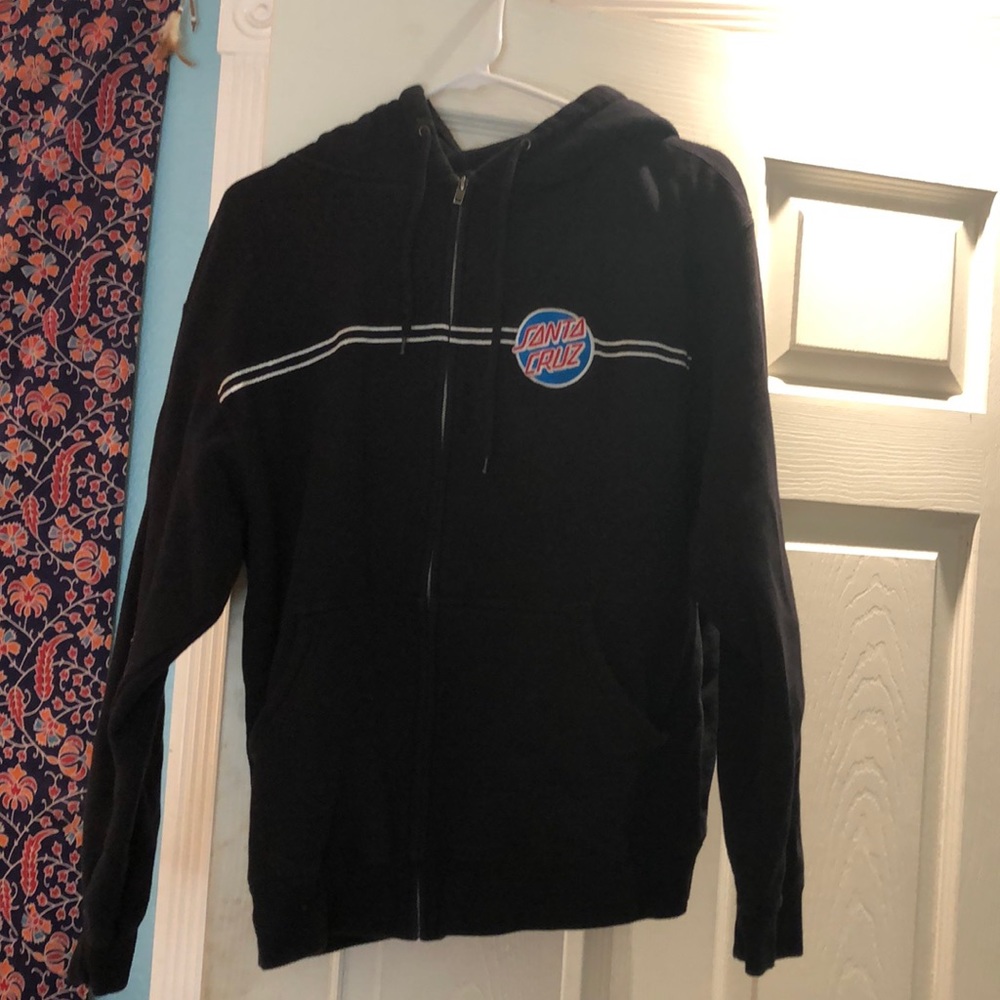 Santa Cruz zip up hoodie
